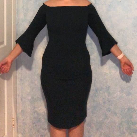 Dark Green H&M cocktail dress - size S - Picture 6 of 8